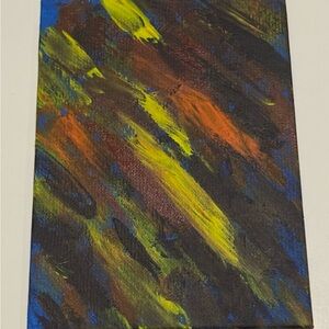 Abstract Canvas Art 5x7 board acrylic wellness love new caring